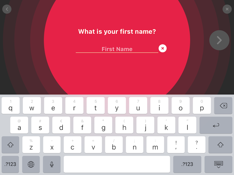 PPSK Kiosk ask question to visitor for first name